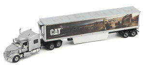 InternationalLonestarSleeperinWhitewithCatMuralTrailer / Diecast Masters 1/50 ���݋@�B