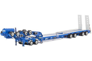 low loader�Ᏸ�g���[���[ + Hydraulic Neck blue �g���b�N �͌^ /Drake 1/50