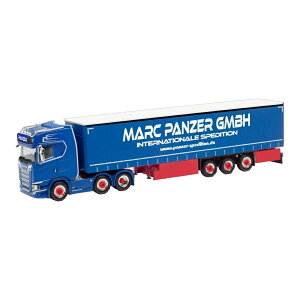Marc Panzer Transporte Scania CS20HD curtain canvas semitrailer 313247