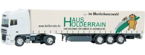 Holderrain DAF 95XF SSC curtainside semitrailer�J�[�e���T�C�h�Z�~�g���[���[ �g���b�N �͌^ /Herpa 1/87