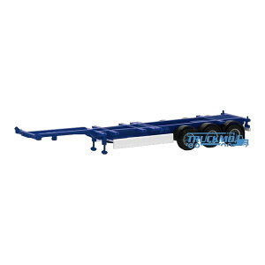 �R���e�i�V���[�V 40ft 45ft �n�C�L���[�u�g���[���[ 3�� �u���[ �R���e�i�^�� / Herpa 1/87 �g���b�N�͌^