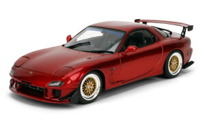 Mazda�}�c�_ RX7 FD in Metallic Red Pink SlipsFea / JADA 1/18 �~�j�J�[ �͌^