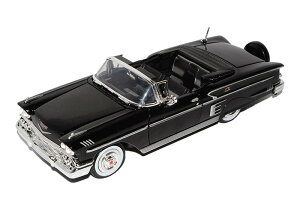 Chevrolet�V�{���[ Impala Convertible 1958 Black / Motor Max 1/24 �~�j�J�[ �͌^