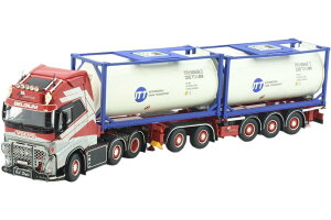 SL Logistics Volvo�{���{ FH05 Globetrotter XL 6x2 tanker�^���J�[ semitailer �g���b�N �͌^ /Tekno 1/50