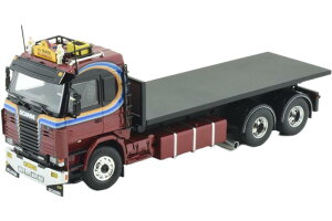 Patrick van der Mark Scania�X�J�j�A 143 Topline roll off trailer���[���I�t�g���[���[ �g���b�N �͌^ /Tekno 1/50