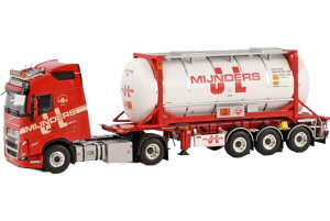 J.L. Mijnders Volvo�{���{ FH5 Globetrotter 4x2 Container�R���e�i Semitrailer �g���b�N �͌^ /WSI 1/50