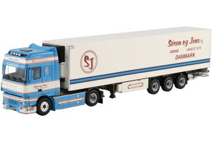 Soren Og Jens DAF XF95 Super Space Cab reefer semitrailer�①�Z�~�g���[���[ �g���b�N �͌^ /WSI 1/50