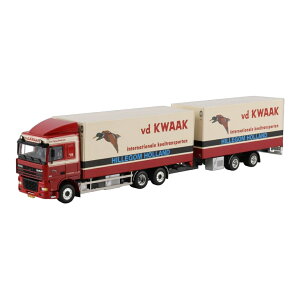 Van Der Kwaak DAF 95XF �X�y�[�X�L���u �{�b�N�X�g���[���[ / WSI 1/50 �g���b�N�͌^