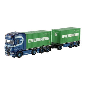 Van Wonderen Beesd BV Scania S Highline CS20H container trailer 8x2 + 7axle + 2x 20ft container 01-4972