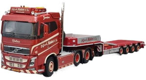 D.G.v.d Nadort & Zn Volvo�{���{ FH4 low loader�Ᏸ�g���[���[ 4-axle �g���b�N �͌^ /WSI 1/50