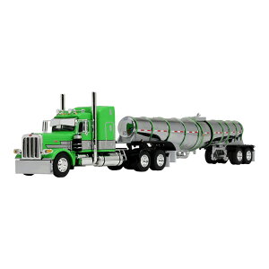�s�[�^�[�r���g 389 �|�[���[ �f�B�[�v�h���b�v �^���N �g���[���[ �O���[�� Peterbilt 389 with Polar deep drop tank trailer / FIRST GEAR 1/64 �~�j�J�[ �g���b�N�͌^