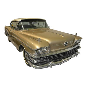 Buick�r���C�b�N Limited Riviera Coupe 1958 Glacier White / Sun Star 1/18 �͌^