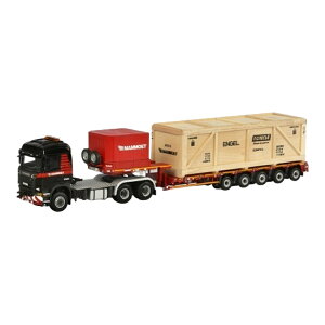 �X�J�j�A Scania R6 5���X�e�b�v�f�b�L�g���[���[ �ؔ��t�� MAMMOET�d�l / WSI 1/50 �~�j�J�[ �g���b�N�͌^