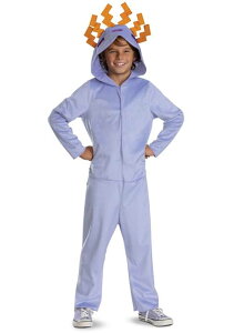 キッズ マインクラフト ウーパールーパー フード付きジャンプスーツ コスチューム