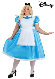 レディース 大きいサイズ デラックス Disneyディズニー アリス コスチューム ハロウィンコスプレ