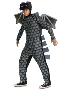 メンズ クラシック Minecraft エンダードラゴン コスチューム ハロウィン コスプレ