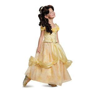 『美女と野獣』ベルのドレスコスチューム(子供用) ハロウィンコスチューム コスプレ (仮装、パーティー、舞台、演劇、ハロウィン)キッズ 女の子 子供用