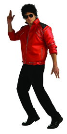 マイケルジャクソン『ビート・イット』の赤ジャケットコスチューム・デラックス大人用 コスチューム コスプレ衣装　(二次会、結婚式、仮装、パーティー、宴会、舞台、演劇、ハロウィン、大きいサイズ）大人用 男性