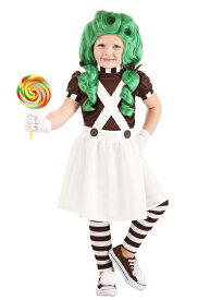 チョコレートファクトリー ワーカー コスチューム ガールズ キッズ 女の子用 5点セット ハロウィン コスチューム 仮装 子供用女の子