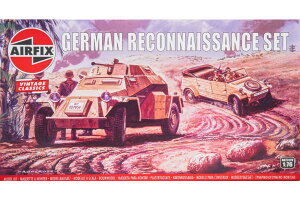 German Reconnaissance Set Vintage Classics �g�ݗ��ăv�����L�b�g�͌^ /Airfix�G�A�t�B�b�N�X 1/76