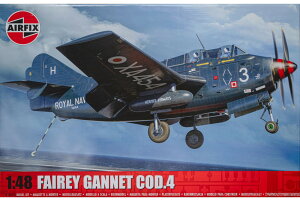 Fairey Gannet COD.4 �t�F�A���[ �K�l�b�g �g�ݗ��ăv�����L�b�g�͌^ �퓬�@ /Airfix 1/48