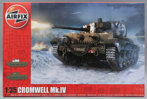 Cruiser Mk.VIII A27M Cromwell �N�����E�F�� �g�ݗ��ăv�����L�b�g�͌^ ��� /Airfix 1/35