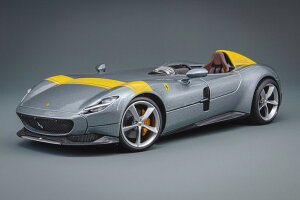 Ferrari�t�F���[�� Monza SP1 2019 grey metallic decorated /Bburago�u���[�S 1/18 �_�C�L���X�g�~�j�J�[