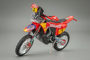Gasgas�K�X�K�X RX450F No 1 Dakar Rally 2023 red yellow /Bburago�u���S 1/18 �~�j�J�[