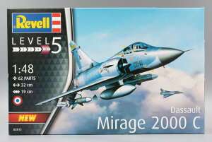 Dassault Mirage 2000 C �g�ݗ��ăv�����L�b�g�͌^ �퓬�@ /Revell 1/48
