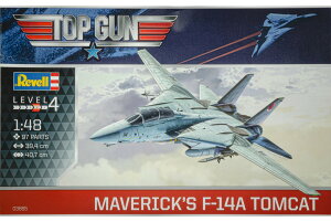 Mavericks�}�[���F���b�N F 14A Tomcat Top Gun�g�b�v�K�� �f�� �g�ݗ��ăv�����L�b�g�͌^ /Revell���x�� 1/48