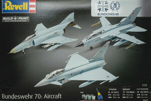 Bundeswehr 70th Anniversary Aircraft Gift Set �h�C�c�A�M�R70���N�L�O �g�ݗ��ăv�����L�b�g�͌^ �퓬�@ /Revell 1/72