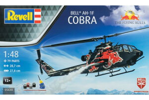 Bell AH-1F Cobra Flying Bulls 25���N�L�O �g�ݗ��ăv�����L�b�g�͌^ �w���R�v�^�[ /Revell 1/48