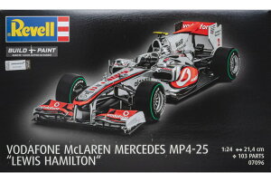 Vodafone McLaren Mercedes�}�N���[���������Z�f�X MP4 25 Lewis Hamilton���C�X�n�~���g�� �g�ݗ��ăv�����L�b�g�͌^ /Revell���x�� 1/24