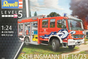 Mercedes-Benz Atego 1529 AF Schlingmann TLF 16/25 ���h�� �g�ݗ��ăv�����L�b�g�͌^ �J�[���f�� /Revell 1/24
