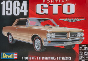 Pontiac�|���e�B�A�b�N GTO 1964 �g�ݗ��ăv�����L�b�g�͌^ /Revell���x�� 1/24