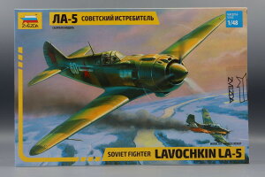 Soviet�\�r�G�g Fighter�퓬�@ Lavochkin�����H�[�`�L�� LA 5 �g�ݗ��ăv�����L�b�g�͌^ /Zvezda�Y�x�Y�_ 1/48