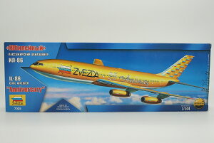 IL 86 ���q�@ Zvezda�Y�x�Y�_ 25year Anniversary 25���N�L�O /Zvezda�Y�x�Y�_ 1/144 �g�ݗ��ăv�����L�b�g�͌^