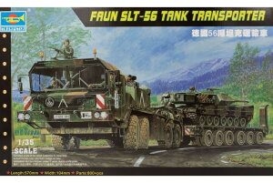 Faun SLT-56 Panzertransporter Franziska �g�ݗ��ăv�����L�b�g�͌^ �~���^���[ /Trumpeter 1/35
