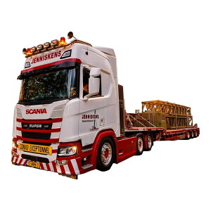 �y�\��z2026�N�����\�� Scania�X�J�j�A R 6x2 + KNT MCOS 3Axle Jenniskens / IMC Models 1/50 ���݋@�B �͌^