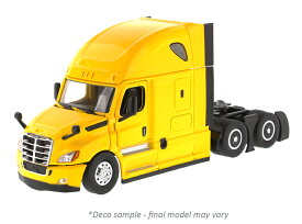 Freightliner New Cascadia with Sleeper in Yellow - Cab Only /ダイキャストマスターズ 1/50 ミニチュア トラック 建設機械模型 工事車両