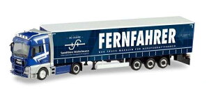 Herpa Spedition Stickelmann / Fernfahrer MAN TGX XXL Euro 4 Gardinenplanen-Sattelzug 311649 /Herpa 1/87 ~j`A gbN ݋@B͌^ Hԗ