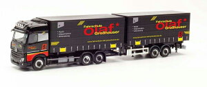 Herpa driving school Olaf Gro?hauser Mercedes Benz Actros tandem trailer 312240 /Herpa 1/87 ~j`A gbN ݋@B͌^ Hԗ