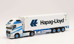 Herpa Wiek Volvo FH Globetrotter XL container Z~g[[ Hapag-Lloyd 314848 /Herpa 1/87 ~j`A gbN ݋@B͌^ Hԗ