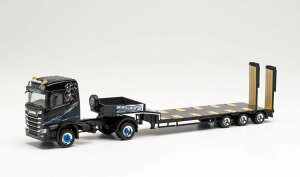 Herpa Wagner Mitteleschenbach Scania CR20ND 4x4 low loader セミトレーラー 315128 /Herpa 1/87 ミニチュア トラック 建設機械模型 工事車両