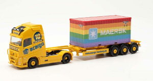 Herpa Acargo 10 years / 20ft Maersk Rainbow Volvo FH Gl. XL 2020 Container-Z~g[[ 315364 /Herpa 1/87 ~j`A gbN ݋@B͌^ Hԗ