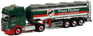 Herpa Fischer Spedition Scania CR20HD Feldbinder 30cbm Chemie Chromtank trailer 5031 /Herpa 1/87 ~j`A gbN ݋@B͌^ Hԗ