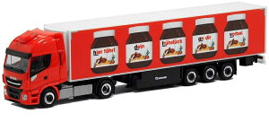 Herpa Nutella Iveco Stralis Highway XP Medi Euro refrigerated box trailer pallet box 5122 /Herpa 1/87 ~j`A gbN ݋@B͌^ Hԗ