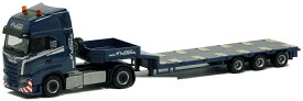 Herpa Wocken Transport Iveco S-Way semi lowloader 5143 /Herpa 1/87 ミニチュア トラック 建設機械模型 工事車両