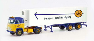Herpa Modellbau Schwarz ASG Scania Vabis LB 76 refrigerated box Z~g[[ 87MBS026055 /Herpa 1/87 ~j`A gbN ݋@B͌^ Hԗ