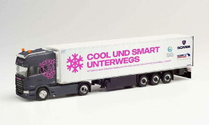 Herpa Trucker-Babe Christina Scheib Scania R 13 TL K?hlkoffer-Sattelzug 942881 /Herpa 1/87 ~j`A gbN ݋@B͌^ Hԗ